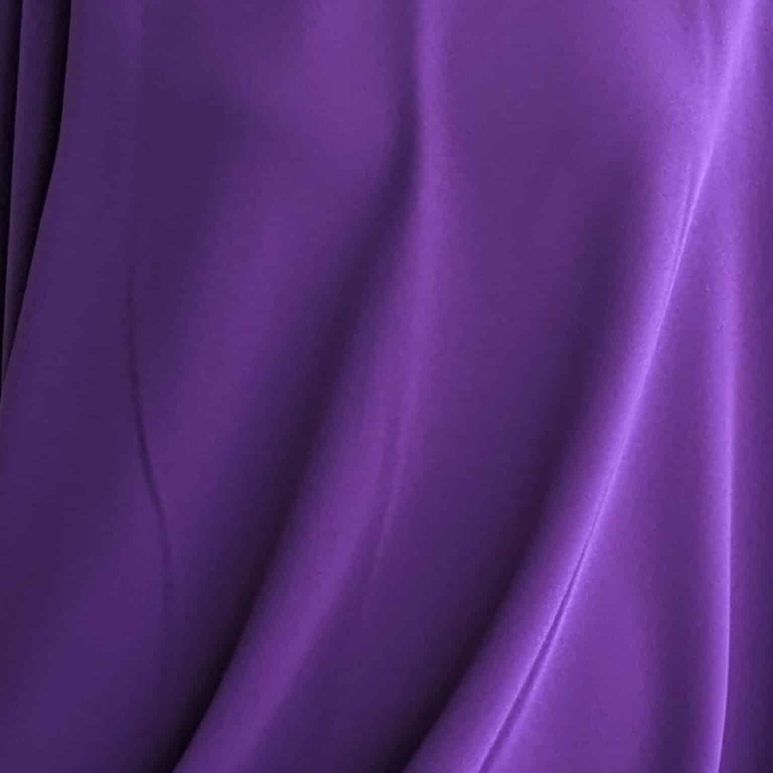 Polyester Triple Crepe Fabric - Purple - 150cm Wide