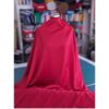Polyester Satin Back Crepe Fabric - Red - Ex-Designer - 150cm Wide | More Sewing