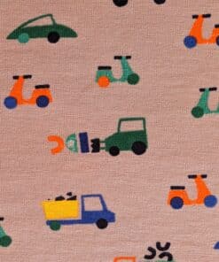 Traffic Cotton Jersey 150cm Wide REMNANT | More Sewing