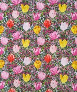 Cotton Fabric - Tulips - 145cm Wide | More Sewing