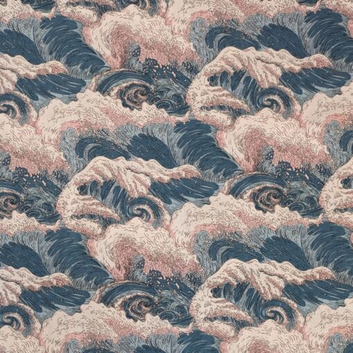 Cotton Fabric - Waves - 145cm Wide | More Sewing