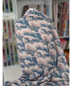 Cotton Fabric - Waves - 145cm Wide