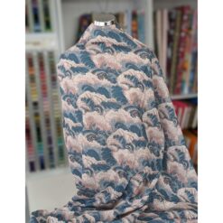 Cotton Fabric - Waves - 145cm Wide