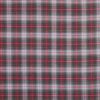 Brushed Cotton Fabric - Victoria Tartan - White & Green - 145cm Wide