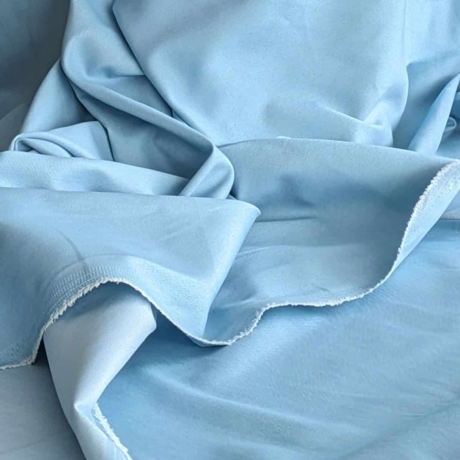 Denim Fabric - Baby Blue - 150cm Wide