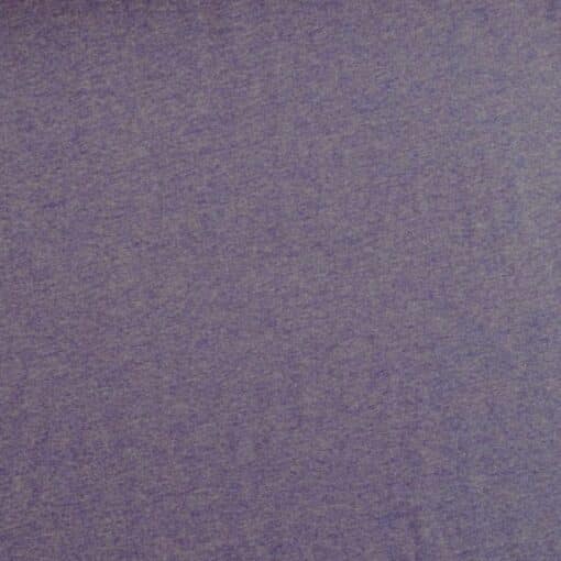 Cotton Jersey Fabric - Blue Melange Four Way Stretch - 150cm Wide