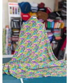 Viscose Fabric - Psychedelic Dragons - 140cm Wide