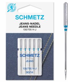 Schmetz Jeans Sewing Machine Needles - Size 90/14 - 130/705H