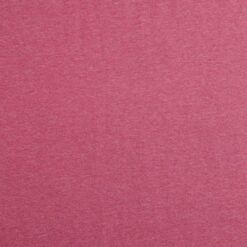 Cotton Jersey Fabric - Raspberry Melange Four Way Stretch - 150cm Wide