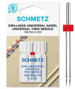 Schmetz Standard Twin Sewing Machine Needle - 1.6mm