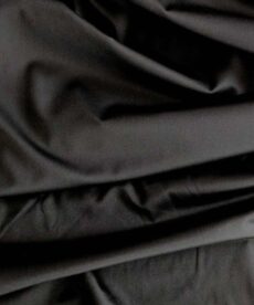 Polyester Viscose Lycra Fabric - Black - 145cm Wide