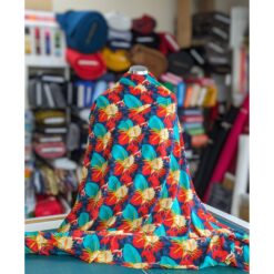 Viscose Fabric - Vivid Large Floral - 140cm Wide