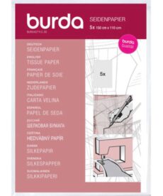Burda Tissue Paper - Dressmaking - Dress Pattern Paper - 5 Sheets 150cm x 110 cm