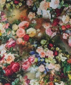 Viscose Fabric - Floral - 140cm Wide REMNANT