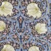 Viscose Fabric, Morris On Blue, 140cm Wide. - More Sewing
