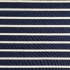 Jersey fabric Navy blue with a cream stripe