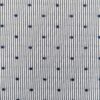 Polyester Fabric - Blue Stripes And Spots - 140cm Wide - More Sewing