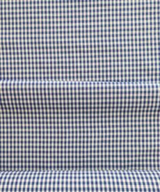 Cotton Gingham Fabric - Royal Blue Woven 5mm Square - 140cm Wide