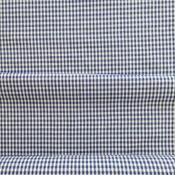 Cotton Gingham Fabric - Royal Blue Woven 5mm Square - 140cm Wide