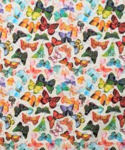Cotton Fabric - Butterfly Shadow - 140cm Wide