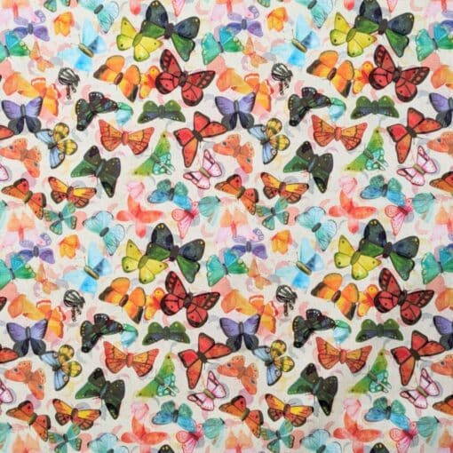 Cotton Fabric - Butterfly Shadow - 140cm Wide