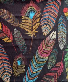 Faux Silk Fabric Feathers
