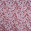 Deadstock Polyester Brocade Fabric Forest Leaves Metal