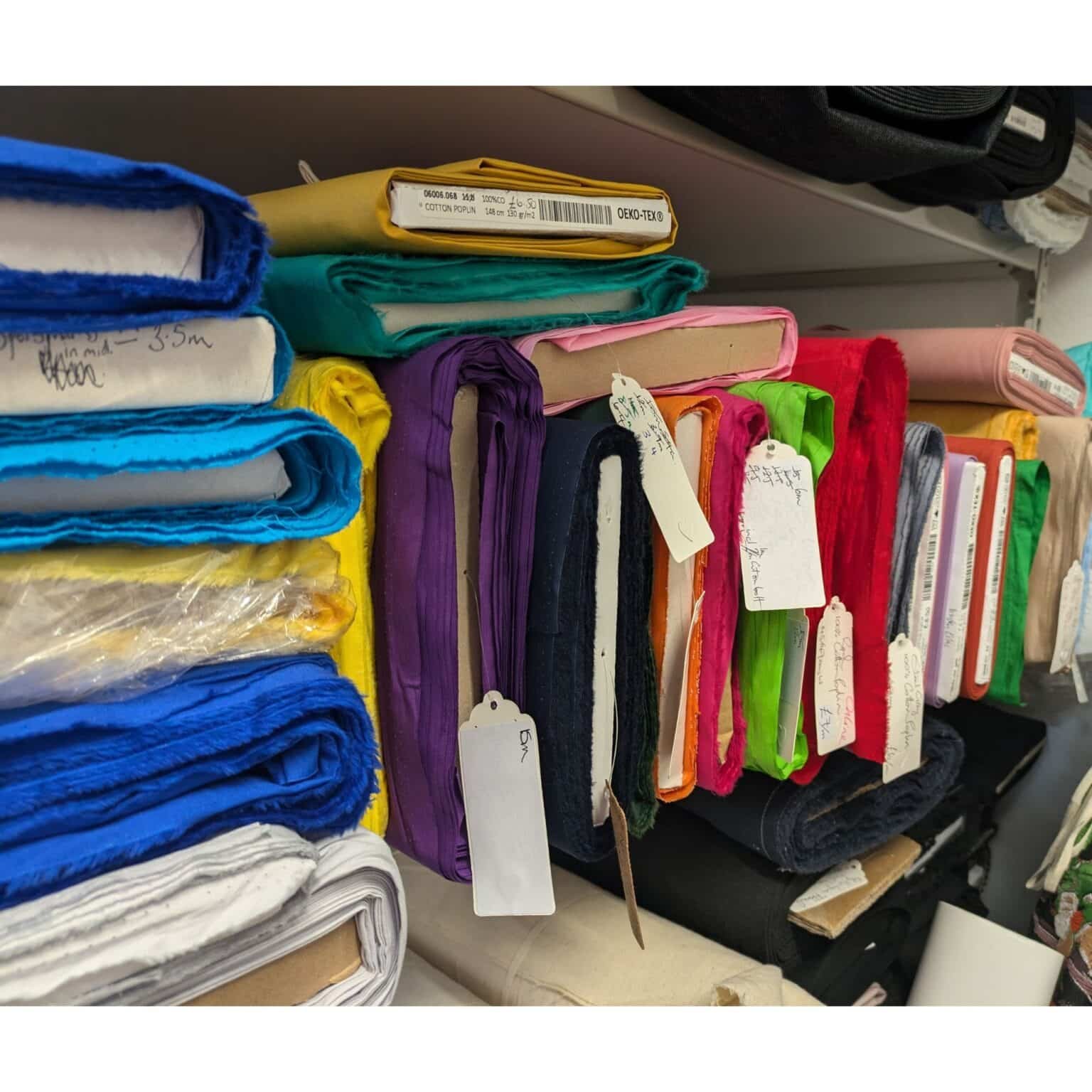A rangle of cotton poplin fabric at More Sewing