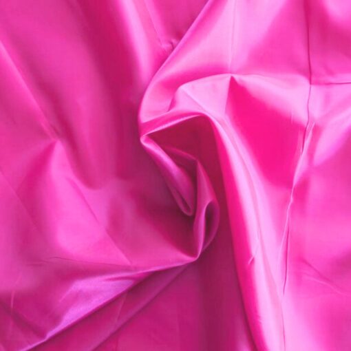 Fuchsia Pink Polyester Lining Fabric - Anti Static - For Jackets, Skirts