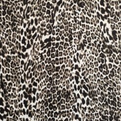 Polyester Fabric - Leopard Print - For Dresses, Skirts, Tops