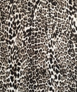 Polyester Fabric - Leopard Print - For Dresses, Skirts, Tops