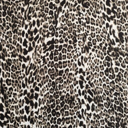 Polyester Fabric - Leopard Print - For Dresses, Skirts, Tops