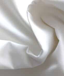 Bleached White Cotton Calico Fabric - Smooth Finish - More Sewing