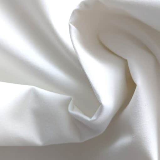 Bleached White Cotton Calico Fabric - Smooth Finish - More Sewing