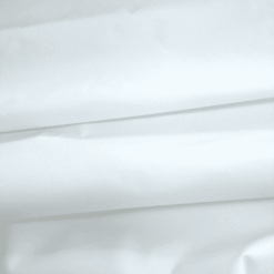 Bleached White Cotton Calico Fabric Smooth Finish For Dressmaking, Bags, Lining