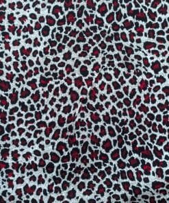 leopard print corduroy dress fabric