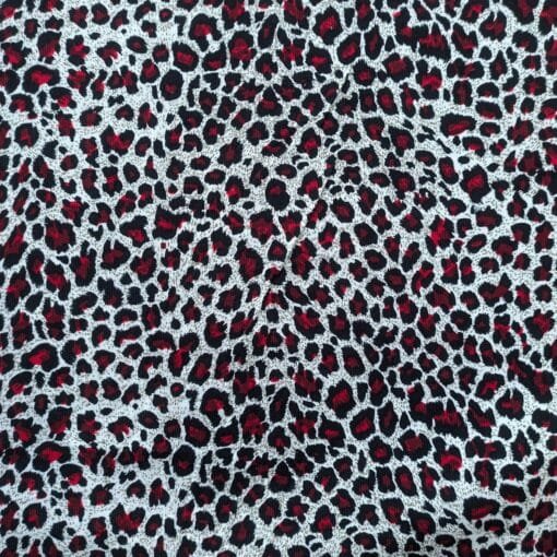 leopard print corduroy dress fabric