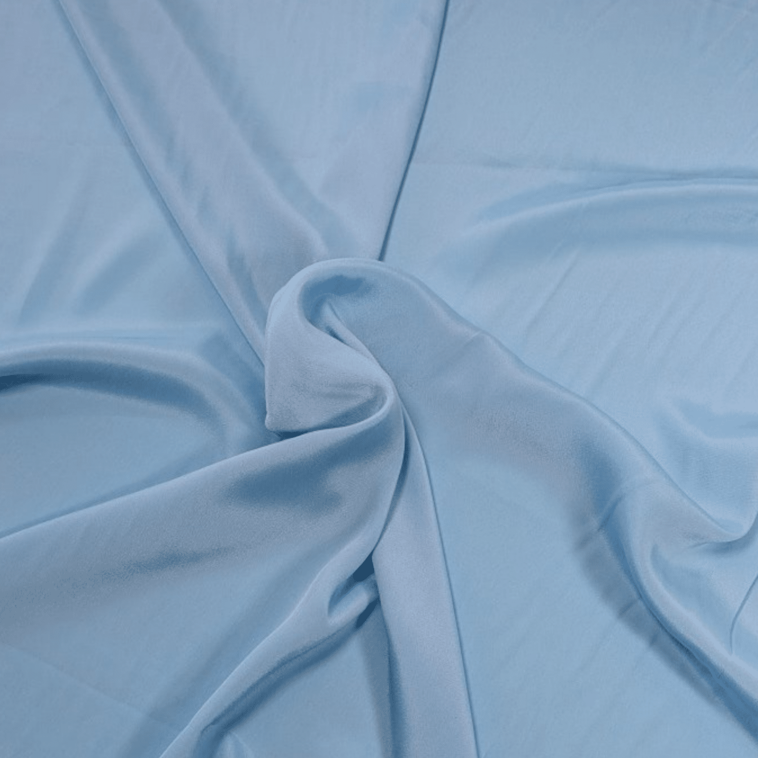 French Crepe Fabric - Sky Blue