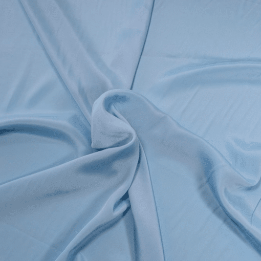 French Crepe Fabric - Sky Blue