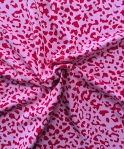 pink leopard print fabric, the latest rdnv]