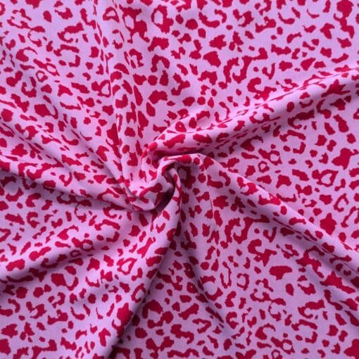 pink leopard print fabric, the latest rdnv]