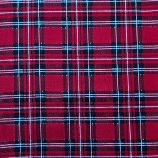 red tartan corduroy fabric -ghfs