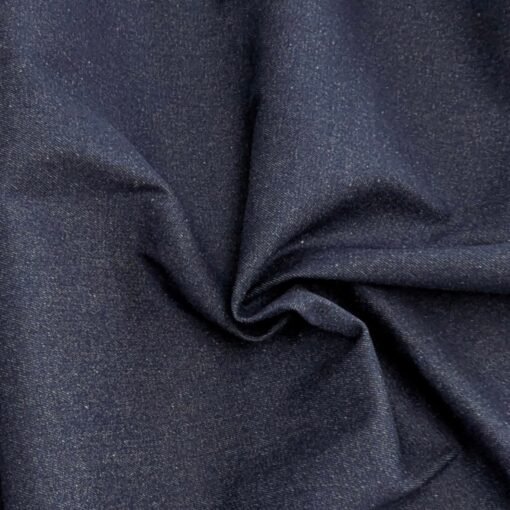 Denim Fabric Cotton Dark Blue 12oz Mediumweight Traditional 165cm Wide For Jeans