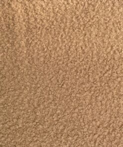 Polyester Boucle Fabric - Camel - 150cm Wide