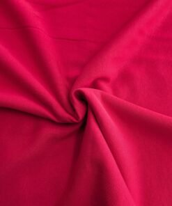 Cotton Sweatshirt Jersey Fabric - Red - 150cm Wide