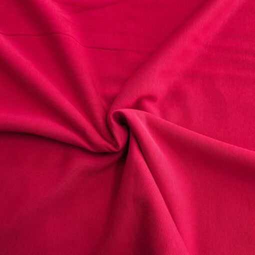 Cotton Sweatshirt Jersey Fabric - Red - 150cm Wide