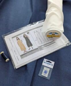 Mildred Jumpsuit Dressmaking Kit Denim Fabric