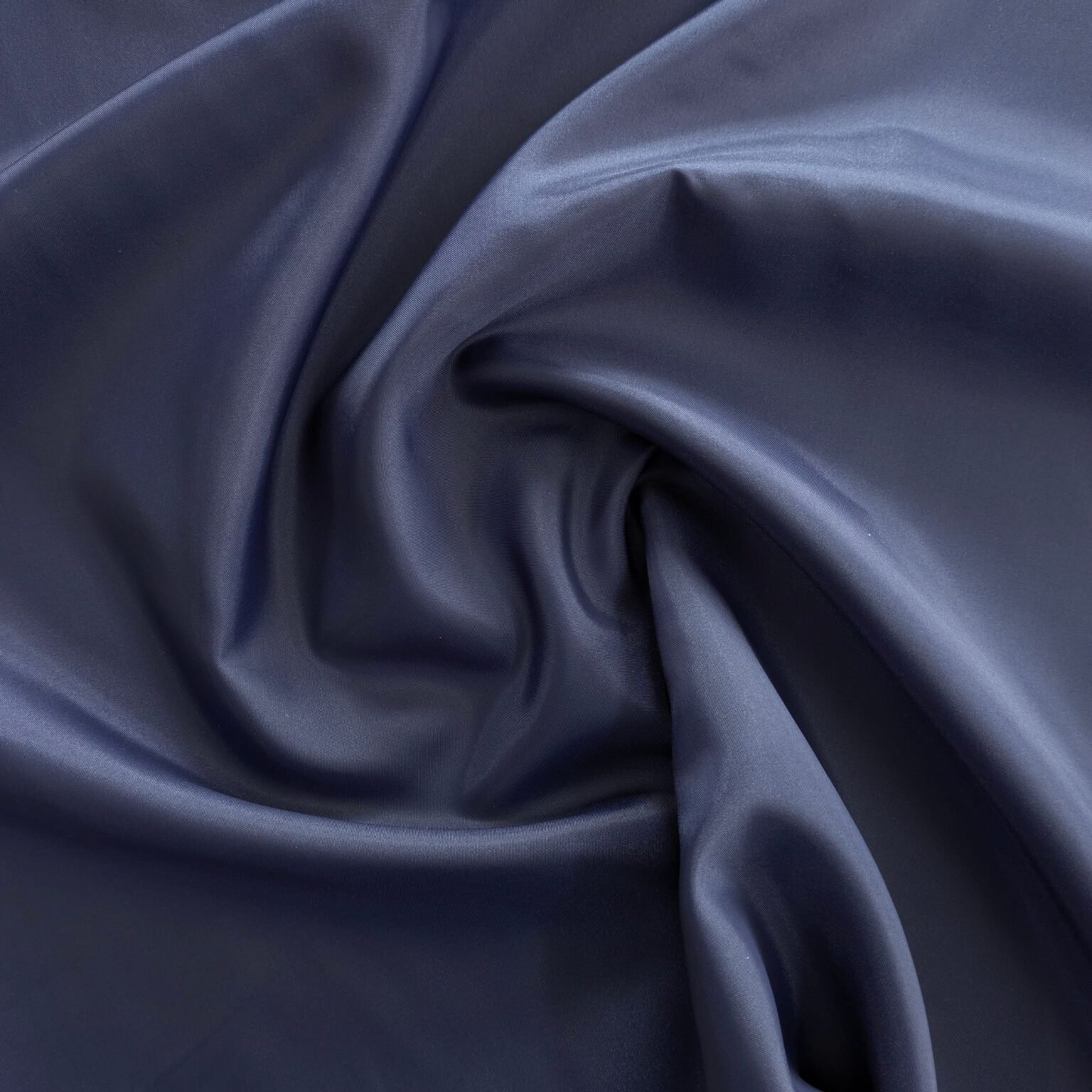 Navy Blue Polyester Lining Fabric - Anti Static - For Jackets, Skirts