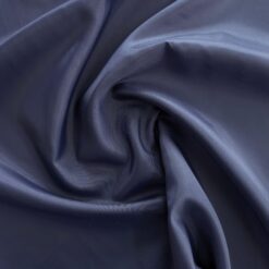 Navy Blue Polyester Lining Fabric - Anti Static - For Jackets, Skirts