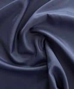 Navy Blue Polyester Lining Fabric - Anti Static - For Jackets, Skirts